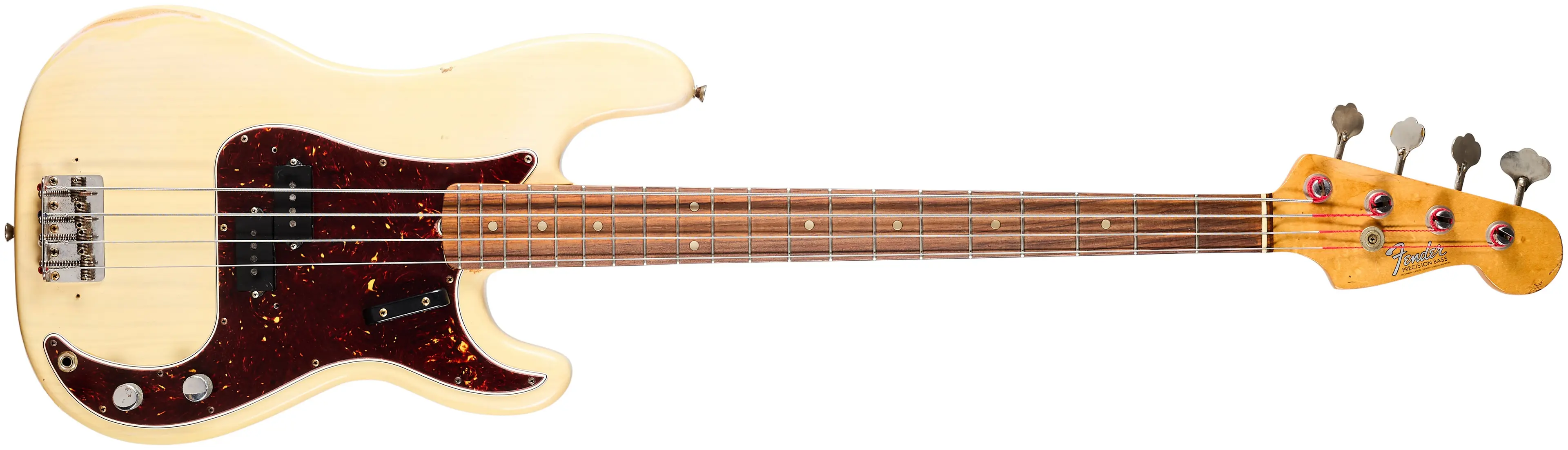 Fender 1966 Precision Bass Refin Trans Blonde 1-Piece Ash Body