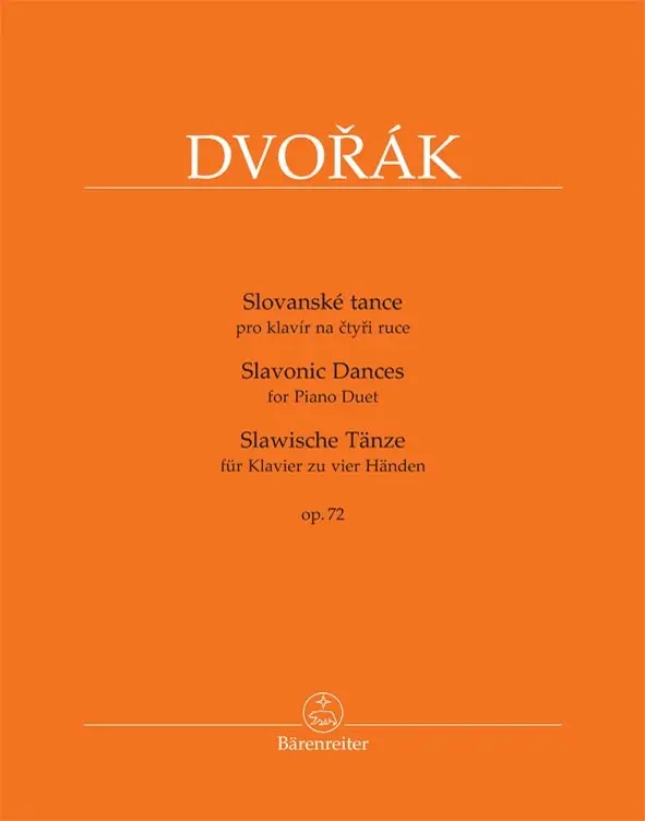 KN Slovanské tance pro klavír na čtyři ruce op. 72