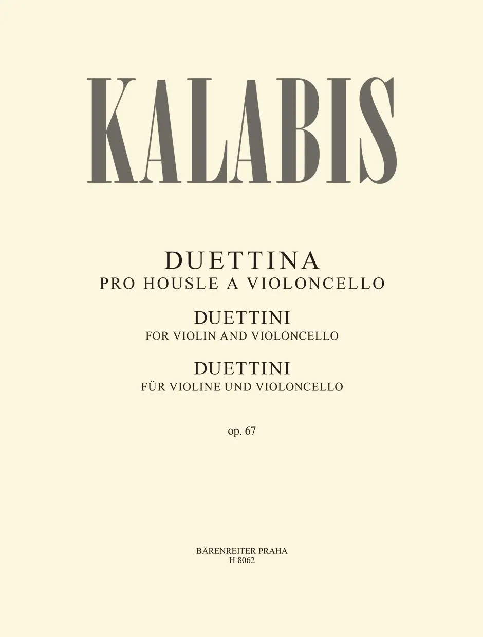 KN Duettina pro housle a violoncello op. 67