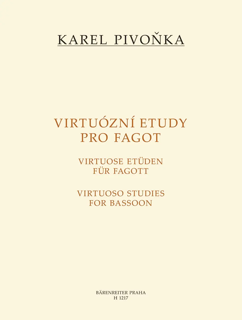 KN Virtuózní etudy pro fagot