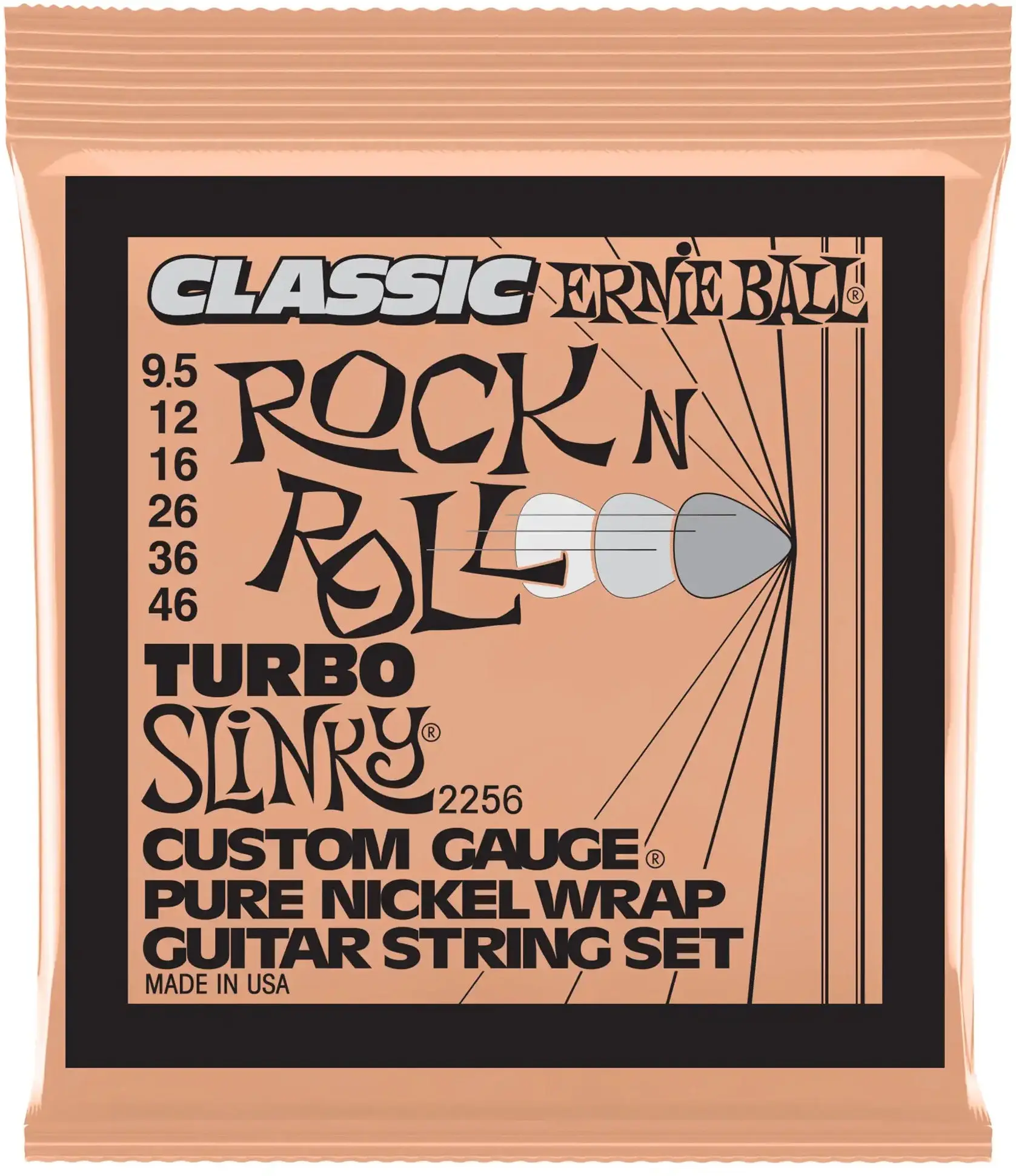 Ernie Ball 2256 Turbo Slinky Classic Rock n Roll