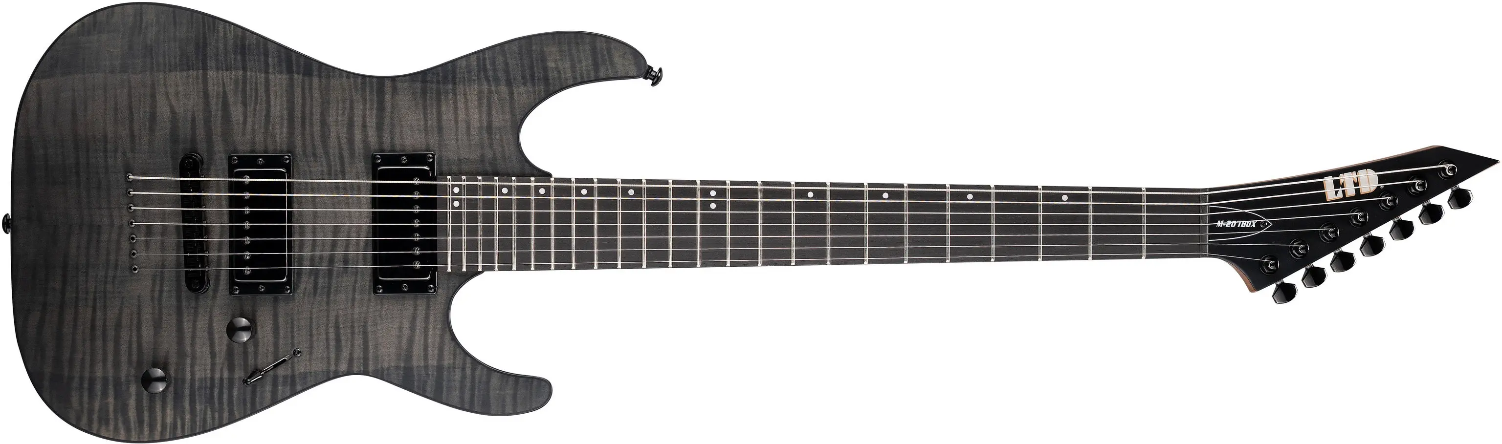 ESP LTD M-207B DX See Thru Black Satin