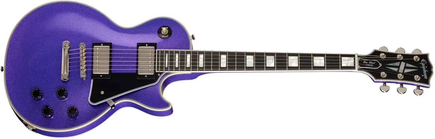 Epiphone IGC Les Paul Custom Amethyst Sparkle