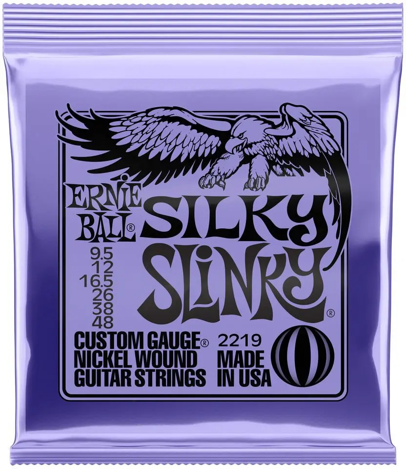 Ernie Ball 2219 Silky Slinky Nickel Wound