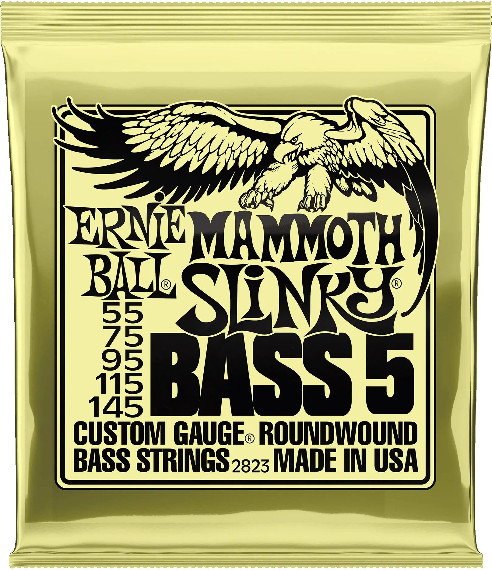 Ernie Ball 2823 Mammoth Slinky Nickel Wound 5-String Bass