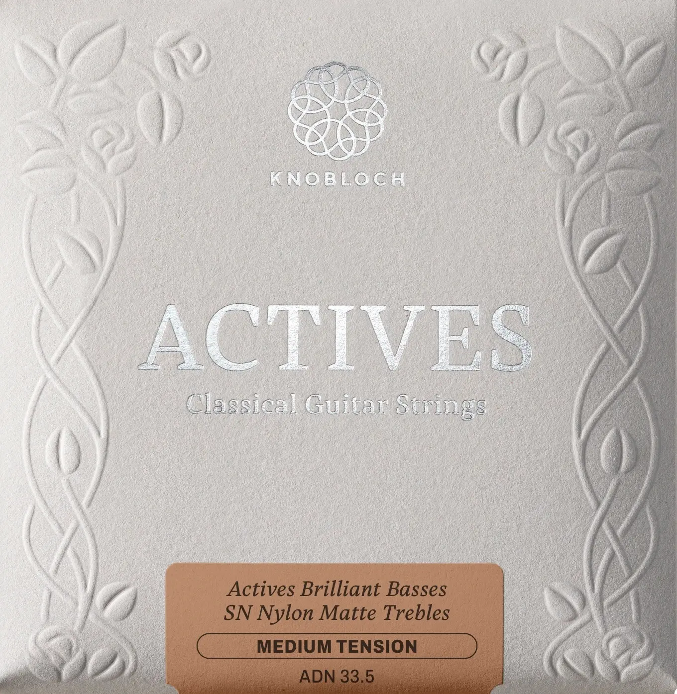 Knobloch ACTIVES Double Silver SN Nylon Medium Tension 33.5