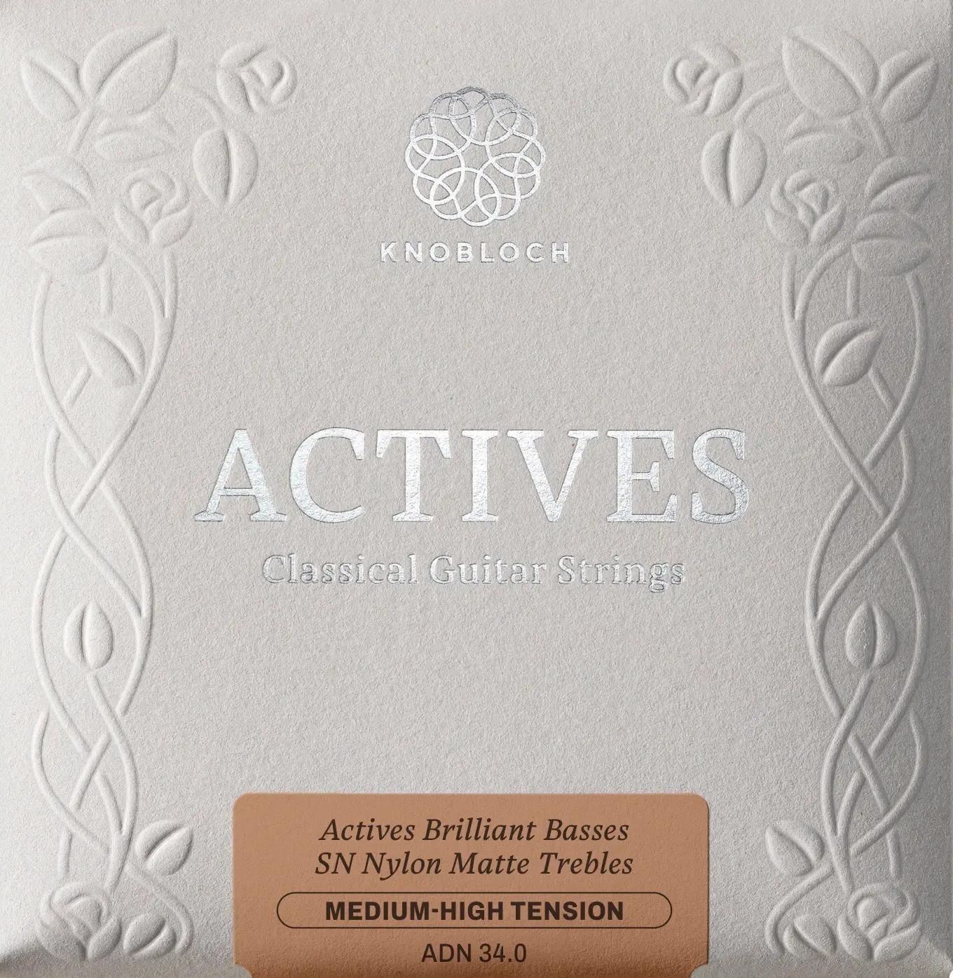 Knobloch ACTIVES Double Silver SN Nylon Medium-High Tension 34.0