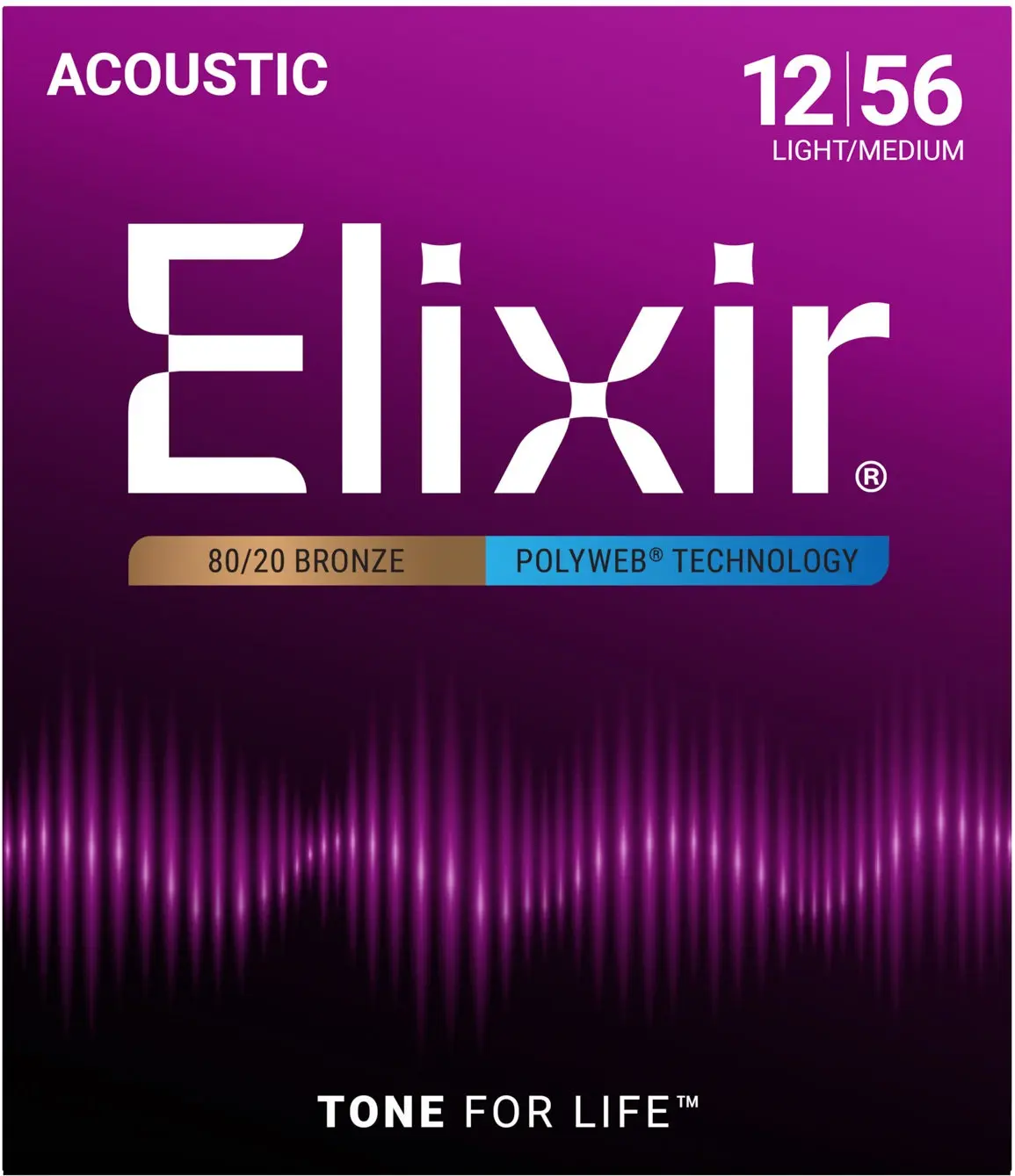 Elixir Polyweb 80/20 Bronze Light-Medium