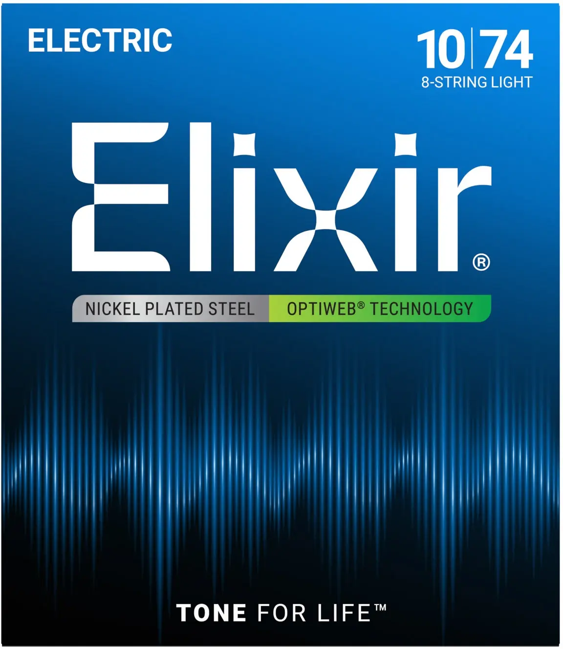 Elixir Optiweb 8-String Light