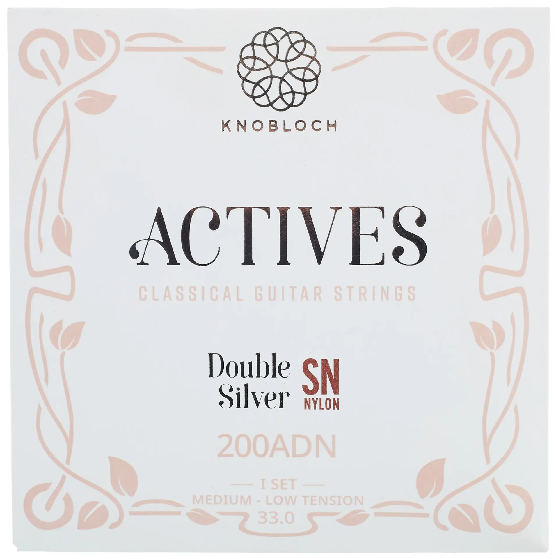 Knobloch ACTIVES Double Silver SN Nylon Low Medium-Low Tension 33.0