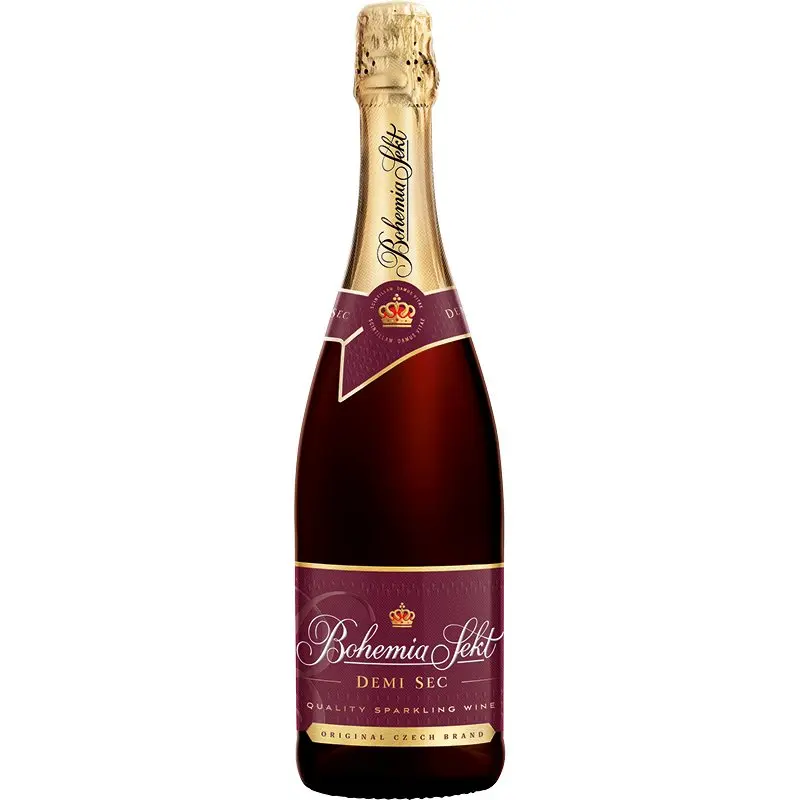 Bohemia Sekt červený demi sec