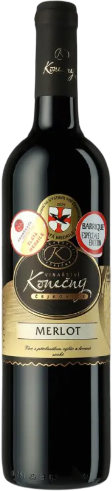 Vinařství Konečný Konečný Merlot Barrique Výběr z hroznů 2023