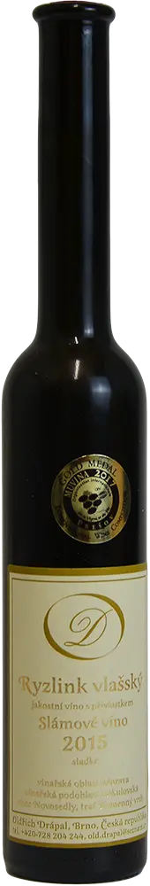 Oldřich Drápal slámové víno Oldřich Drápal slámové víno Ryzlink vlašský 2015 0,2l