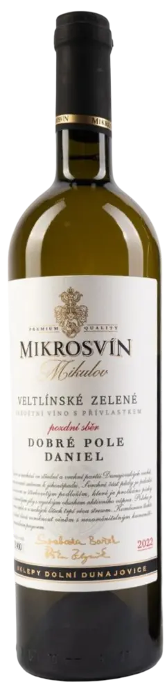 Mikrosvín Mikulov Mikrosvín Mikulov Veltlínské zelené Pozdní sběr 2022