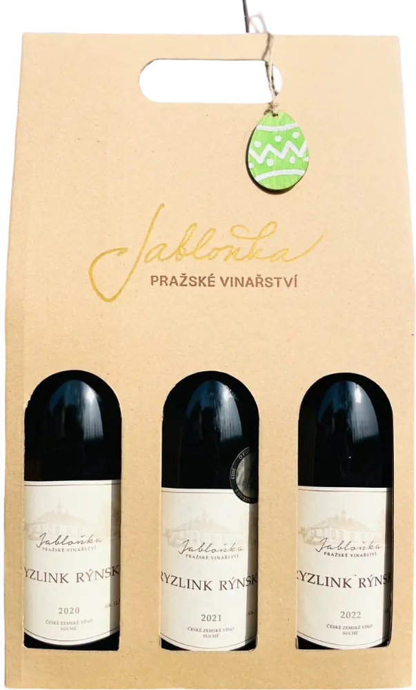 Vinařství Jabloňka Set Jabloňka Ryzlink rýnský ze tří ročníků