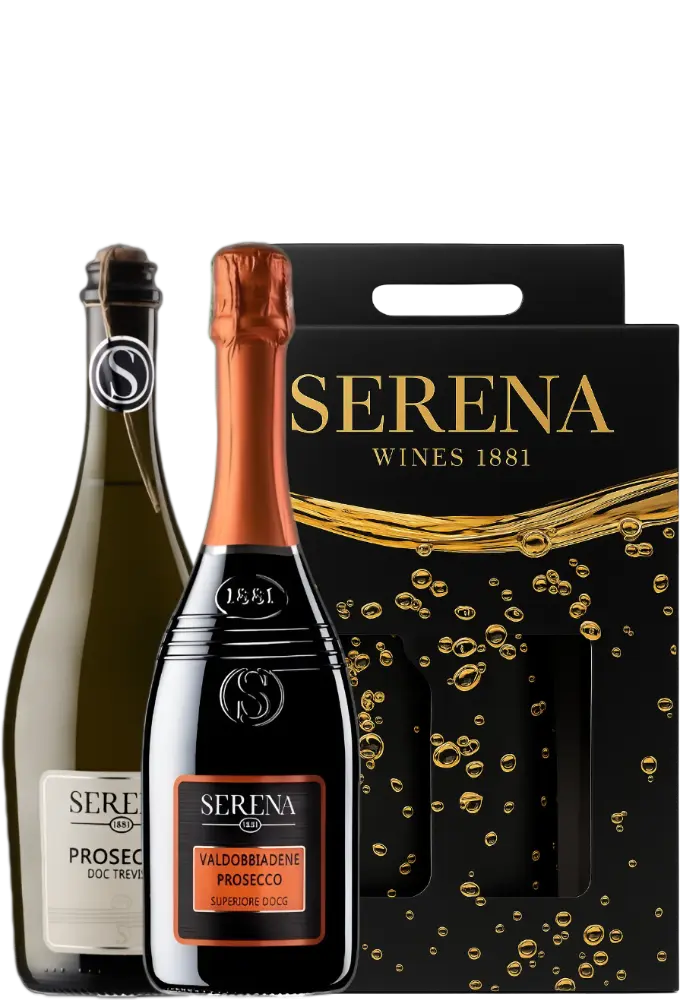Serena Wines 1881 Set Serena DOCG Extra Dry a Spago + Dárkové Balení
