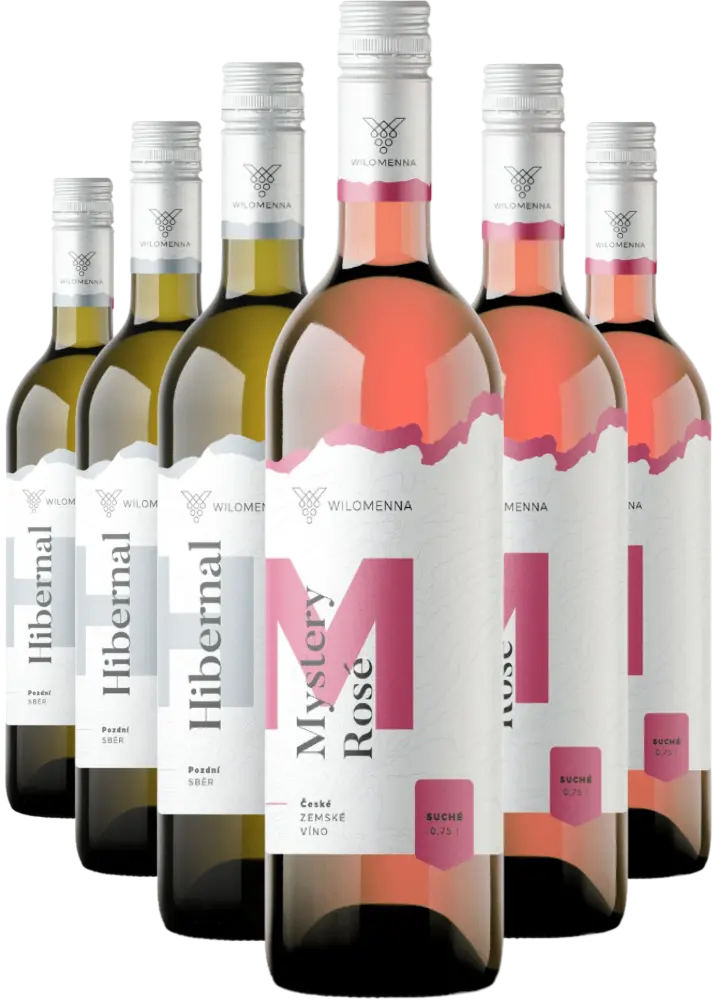 Wilomenna Set Wilomenna 3+3 - 3x Hibernal 2022 a 3x Mystery Rosé 2019