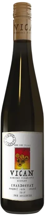 Vinařství Vican Vican Chardonnay Rodinná rezerva Výběr z hroznů 2020