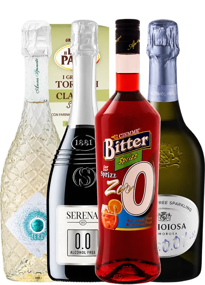 různí Set Nealko italský stůl – Zero spumante a aperitivo