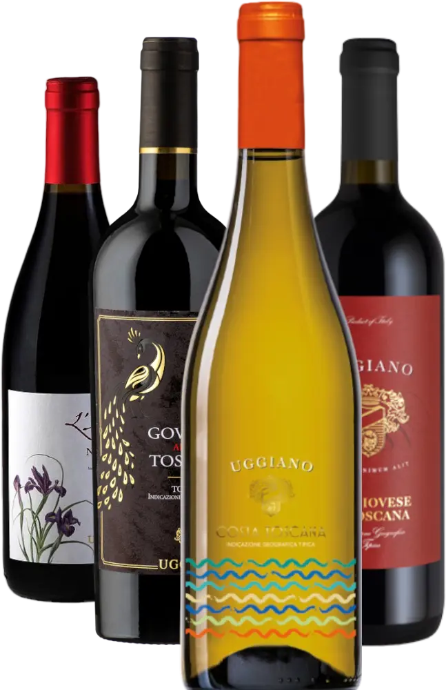 Azienda Uggiano Set Vín z Toskánska 3+1