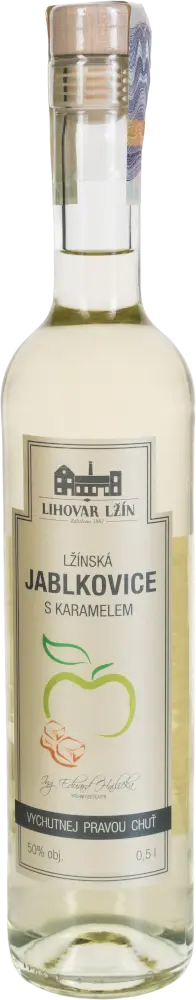 Lihovar Lžín Jablkovice s karamelem Lihovar Lžín 0,5l 50%