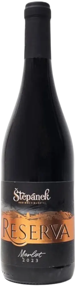 Vinařství Štěpánek Štěpánek Merlot Reserva Výběr z hroznů 2023