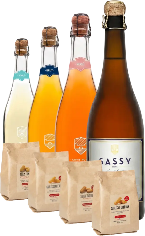 různí Set Ciderů Sassy & sušenek Sablés