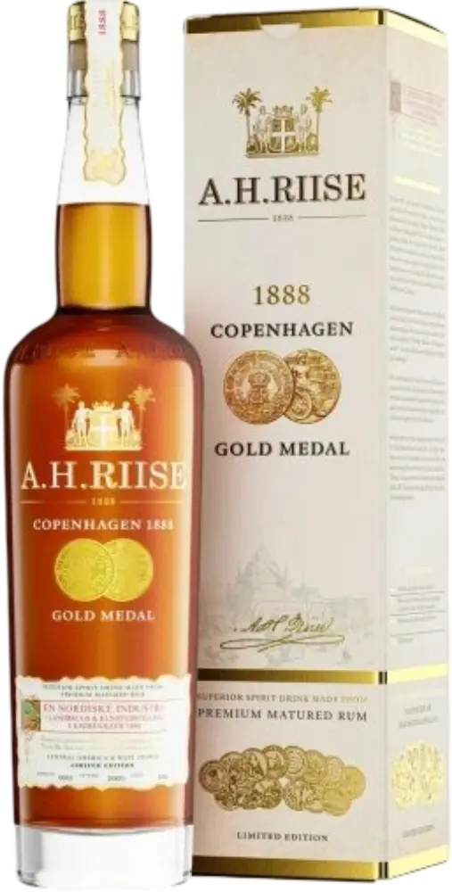 A.H.Riise Rum A.H. Riise 1888 COPENHAGEN GOLD MEDAL Special Edition 0,7l 40% + Dárkové balení