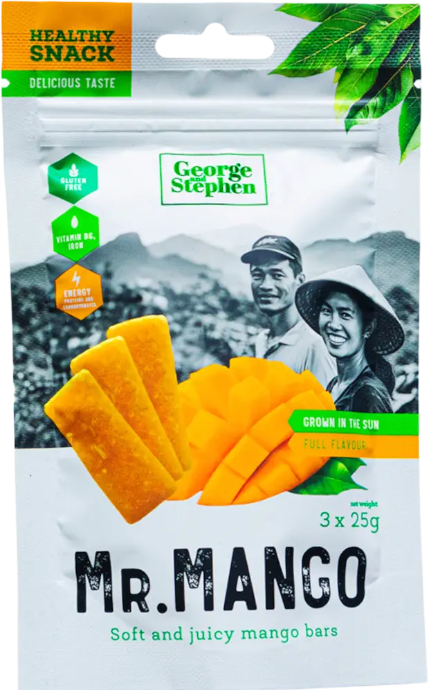 George and Stephen Ovocná tyčinka Mr. Mango 3x25g
