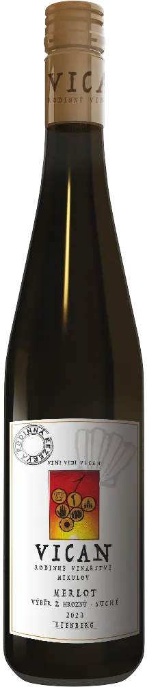 Vinařství Vican Vican Merlot Rodinná rezerva Výběr z hroznů 2023