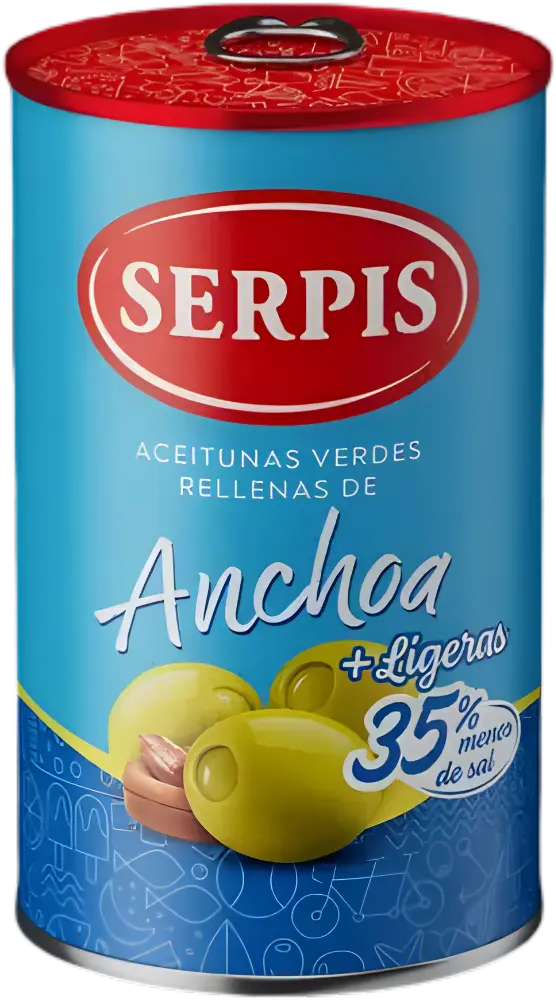 Serpis Serpis Olivy plněné ančovičkami 300g