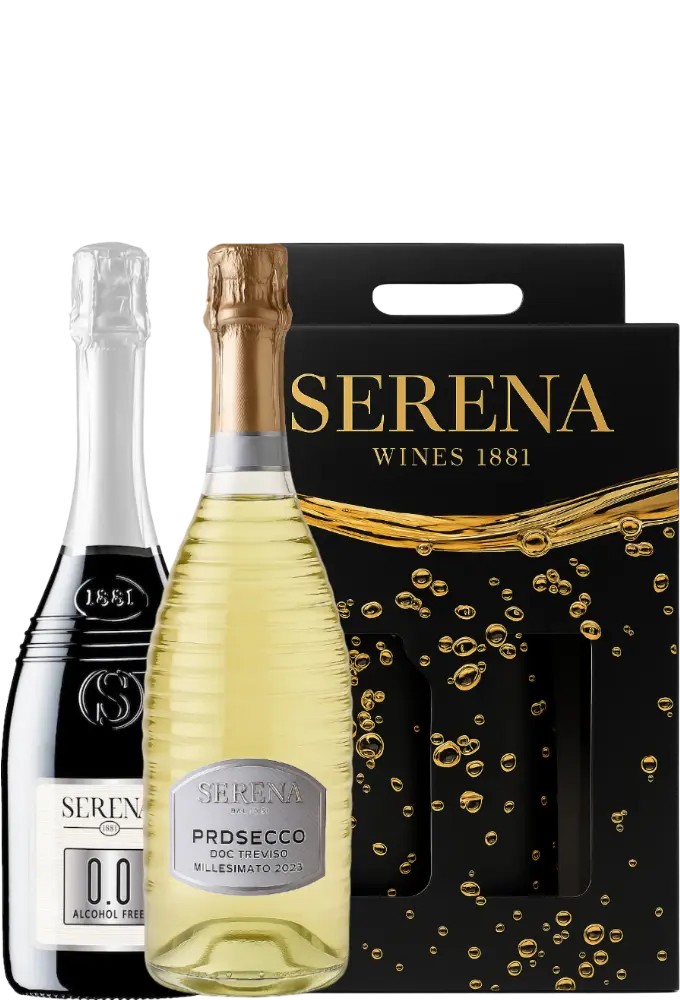 Serena Wines 1881 Set Serena Millesimato DOC a Zero + Dárkové balení
