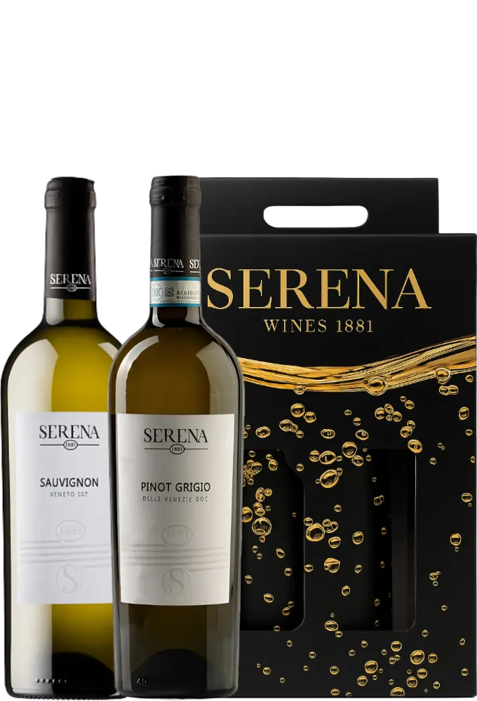 Serena Wines 1881 Set Serena Pinot Grigio a Sauvignon + Dárkové balení