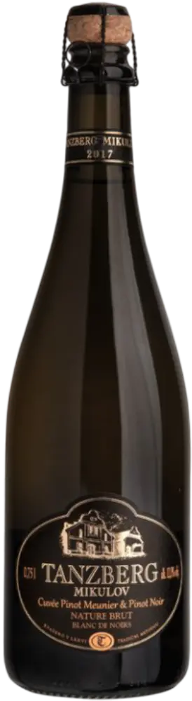 Tanzberg Tanzberg Sekt cuvée Pinot Meunier & Pinot Noir Brut nature 2017
