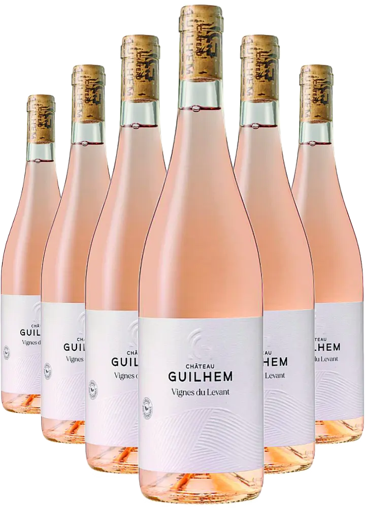 Chateau Guilhem Set Guilhem Cuvée Vignes Du Levant Rosé 4+2