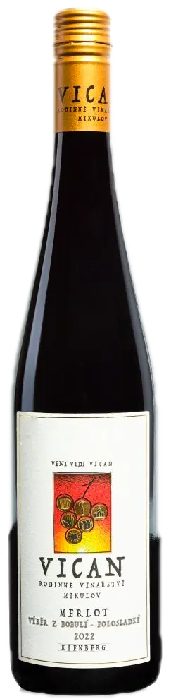 Vinařství Vican Vican Merlot Výběr z bobulí 2022