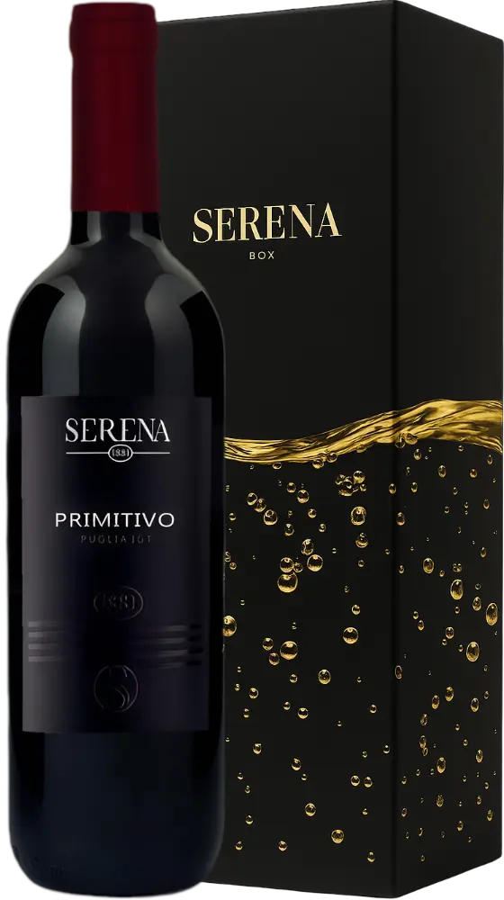 Serena Wines 1881 Set Serena Primitivo Puglia I.G.T + Dárkové balení