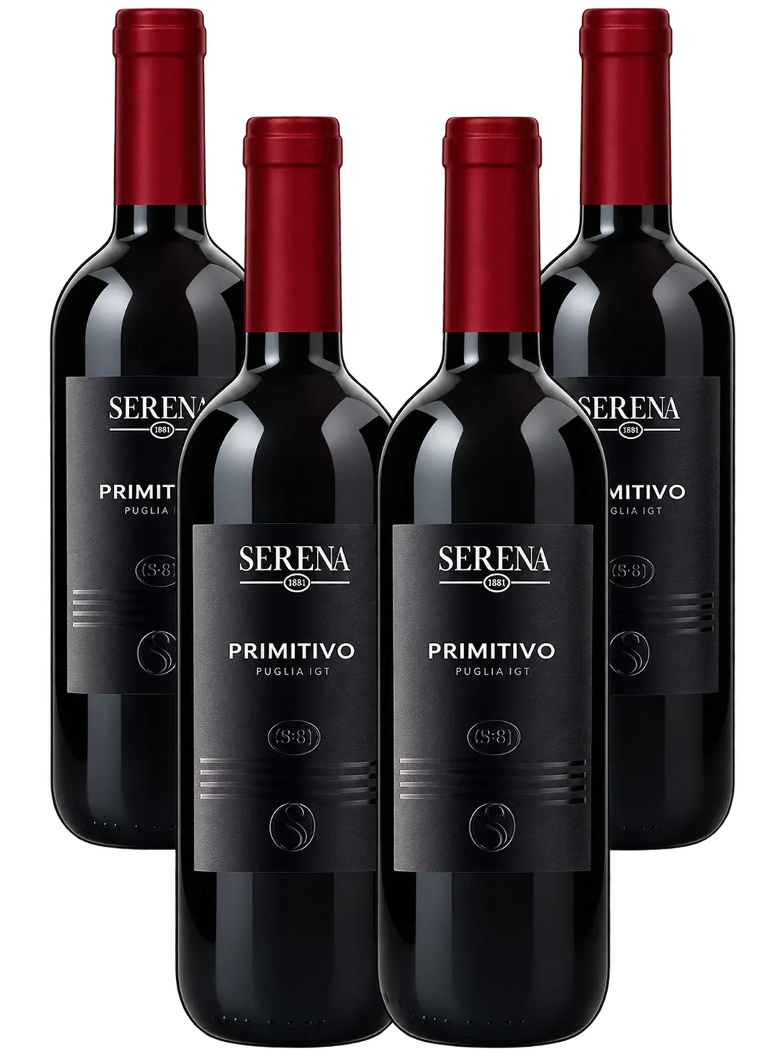 Serena Wines 1881 Set Serena Primitivo Puglia IGT 3+1 zdarma