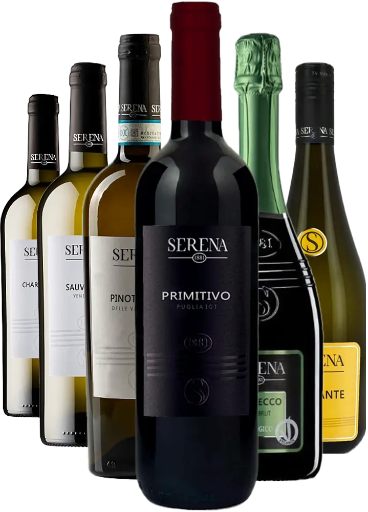 Serena Wines 1881 Set italských vín Serena pro každou situaci 5+1