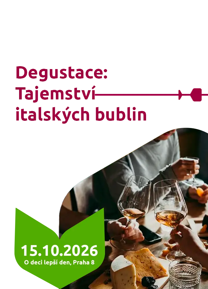 O deci lepší den Degustace · Tajemství Italských Bublin · 15.10.2026