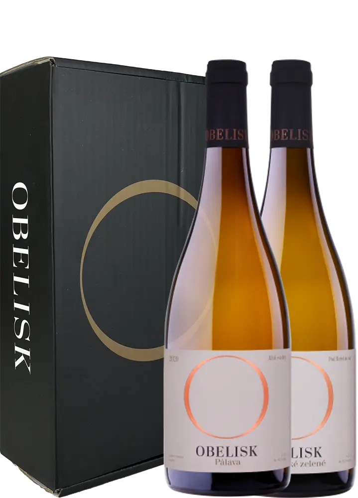 Vinařství Obelisk Obelisk balíček bílých aromatických vín + dárkové balení