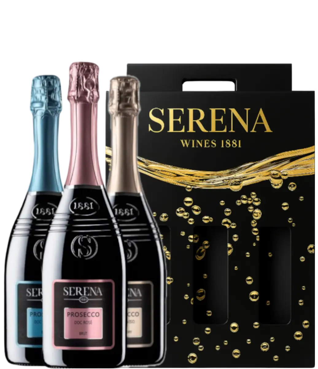 Serena Wines 1881 Set Serena Rosé a Brut a Extra Dry + Dárkové Balení