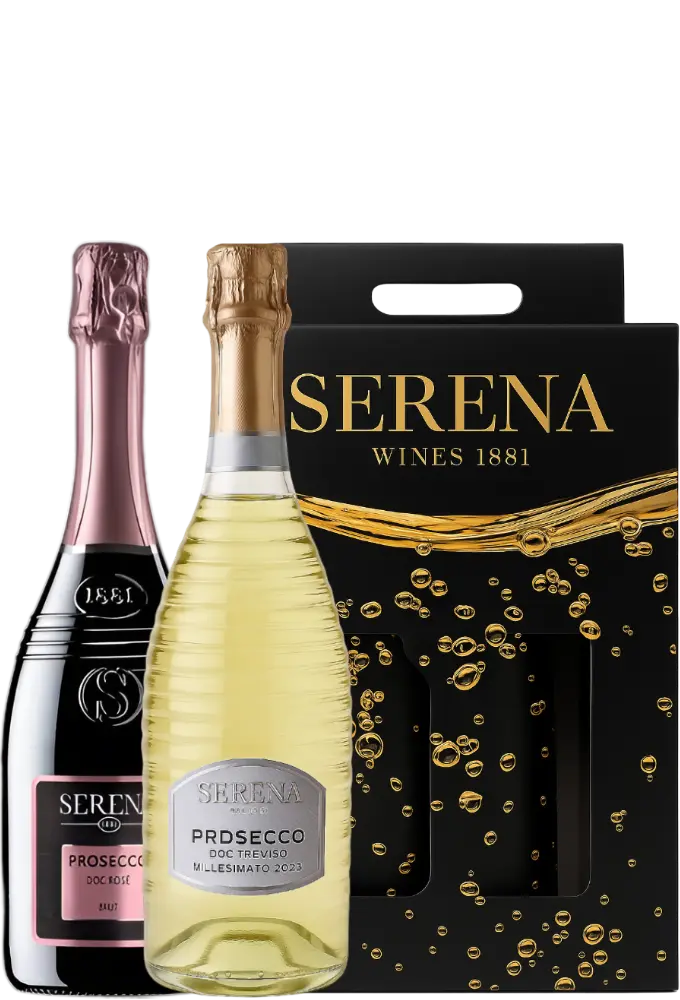 Serena Wines 1881 Set Serena Millesimato DOC a Rosé DOC + Dárkové balení