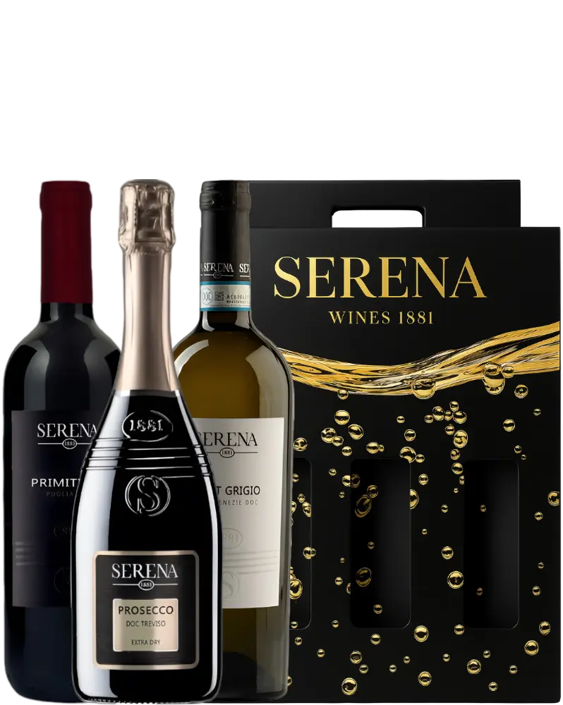 Serena Wines 1881 Set Serena Výběr "Tři P"+ Dárkové balení