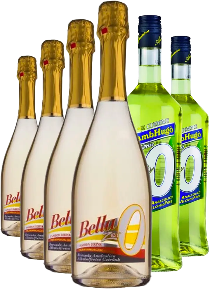 různí Nealkoholický Set 2x Sambhugo Zero 1l + 4x Bella Zero 0,75l + Dárkové Balení