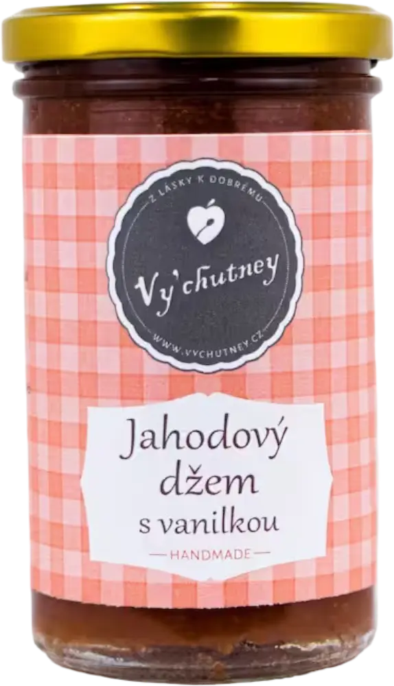 Vychutney Džem Jahodový s vanilkou 320g
