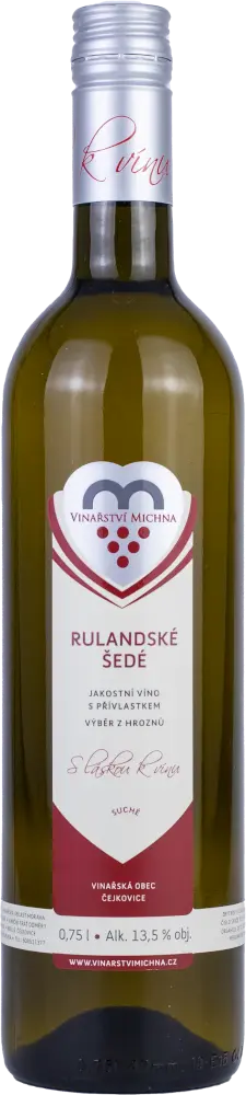 Vinařství Michna Michna Rulandské šedé Výběr z hroznů 2025