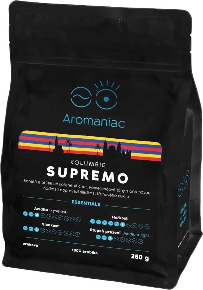 Aromaniac Káva Aromaniac Kolumbie Supremo 250g