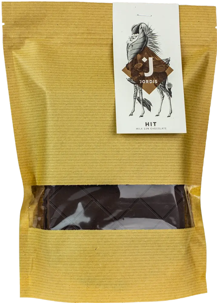 Jordi's Čokoláda mléčná 53% s kousky bobů Jordi's 500g