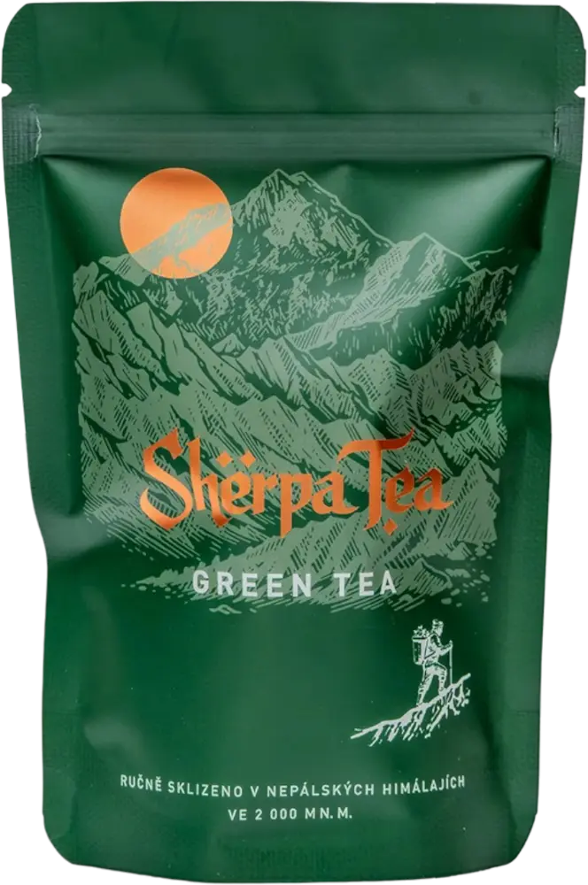 Shërpa Tea Čaj Shërpa Tea Zelený sypaný Himalayan 100g